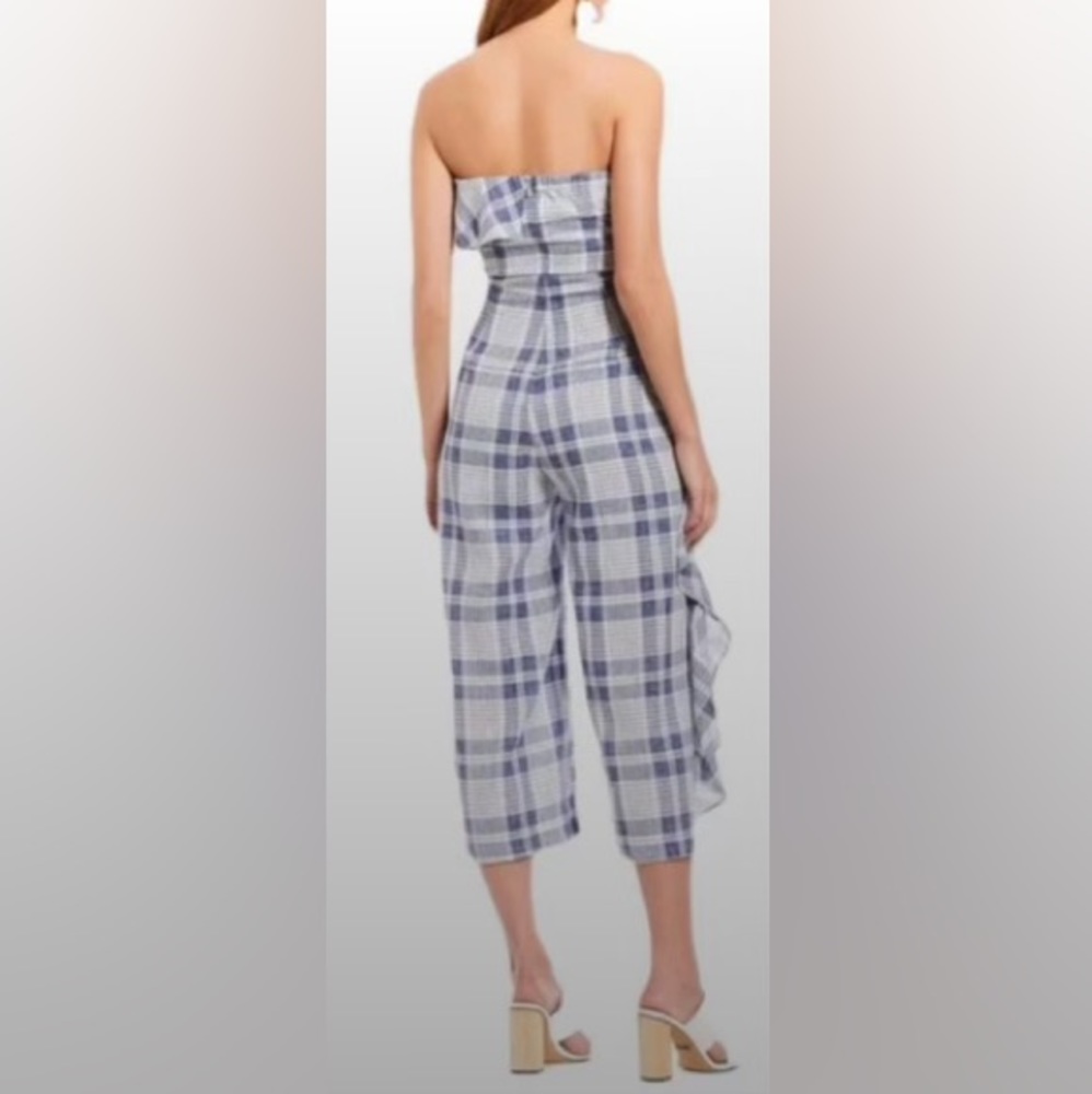 COPY - Designer Gianni Bono Strapless Jumpsuit - Picture 2 of 7